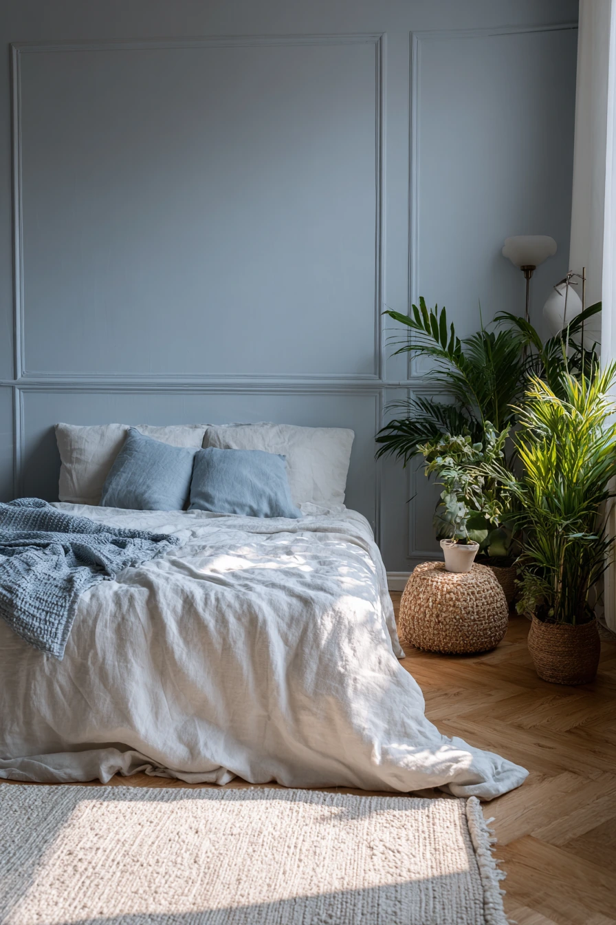 cozy bedroom blue 10