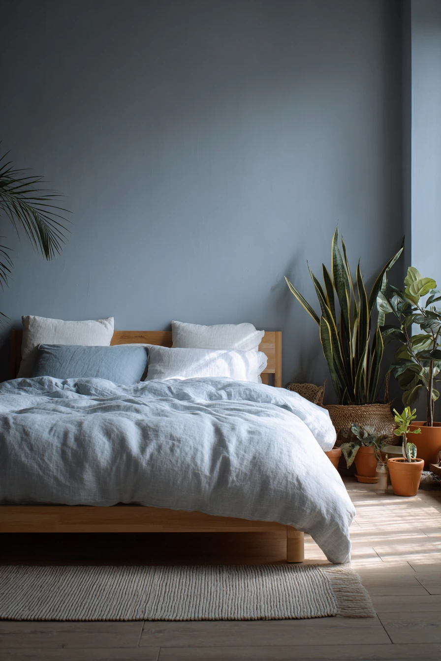 cozy bedroom blue 11