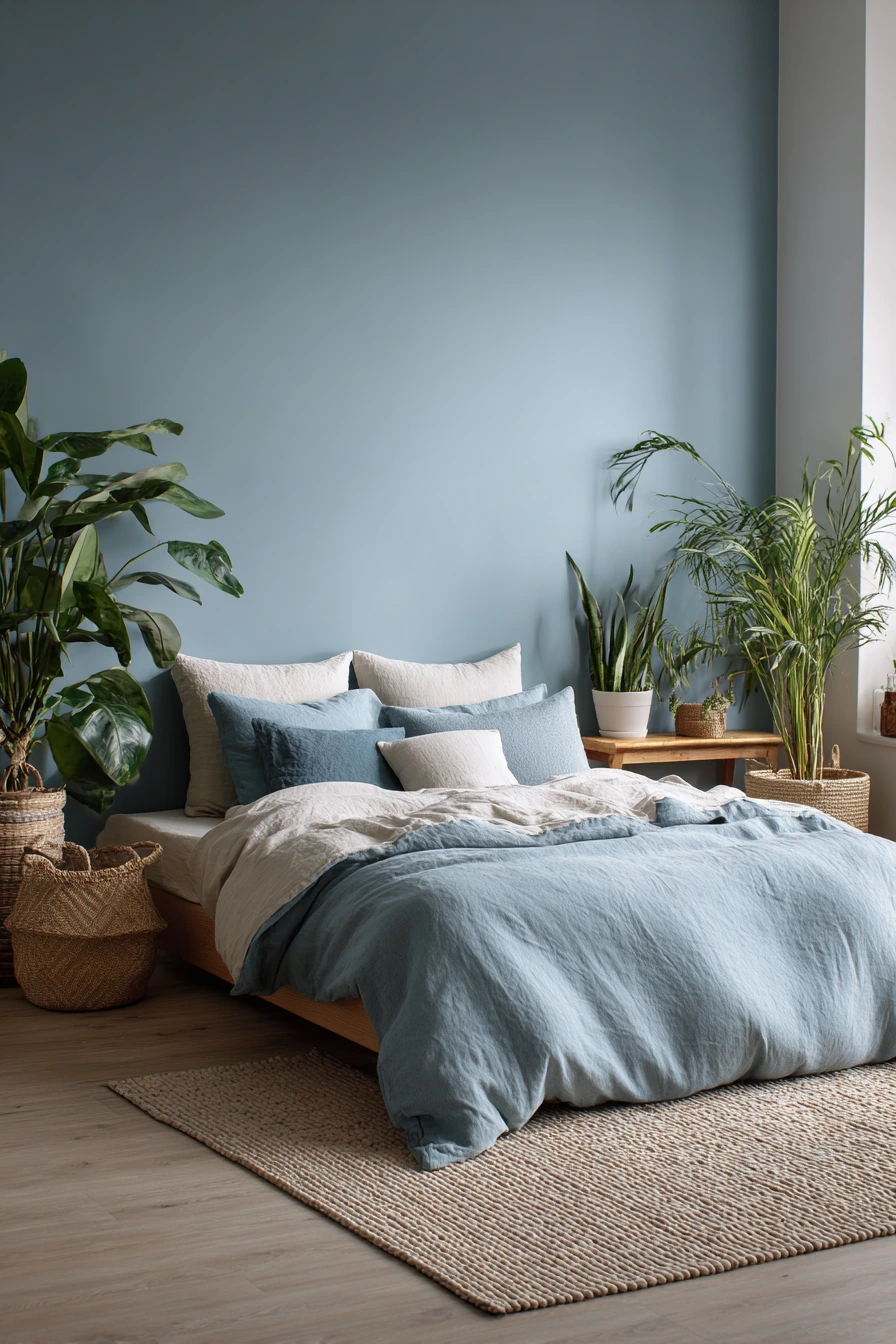 cozy bedroom blue 12
