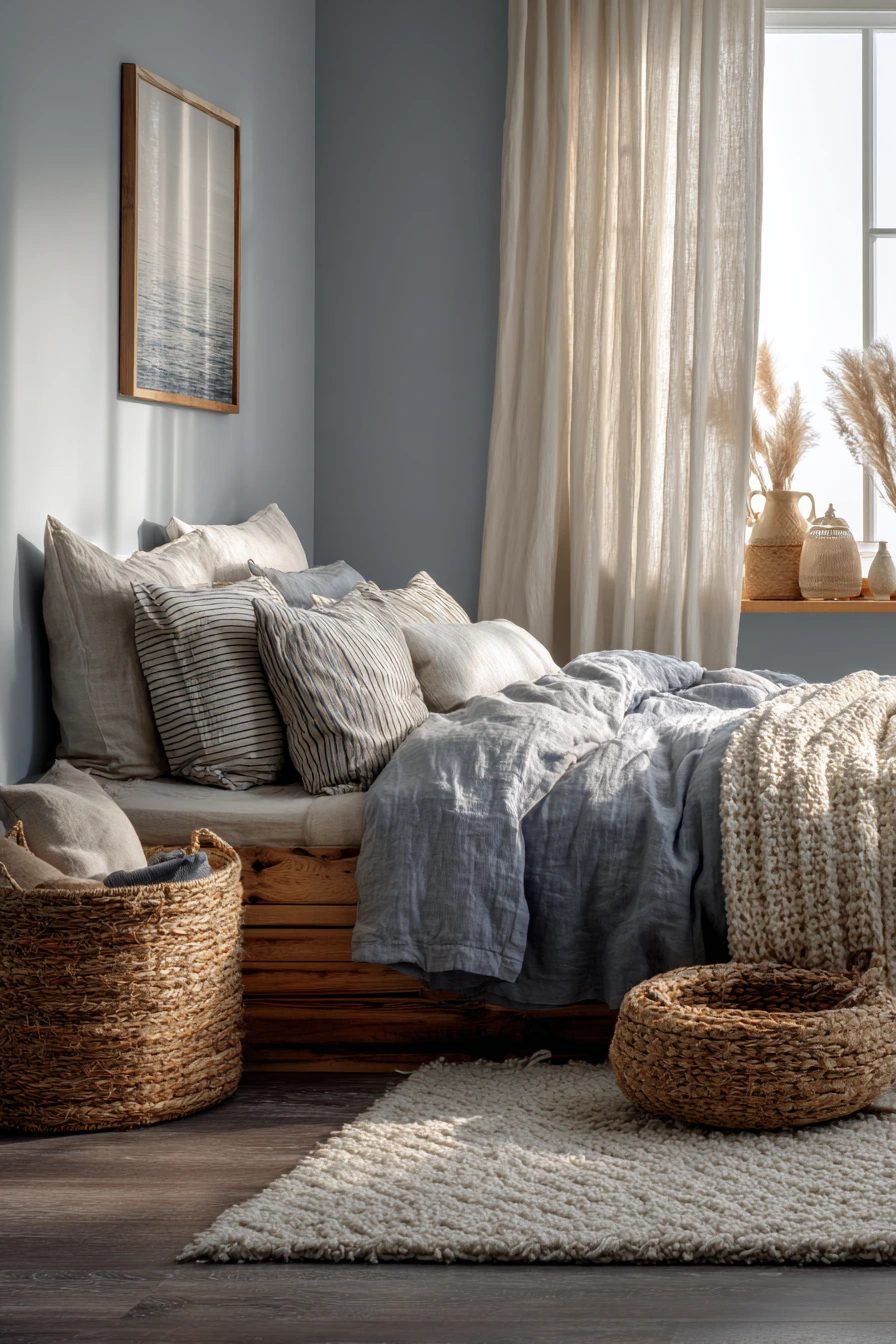cozy bedroom blue 13