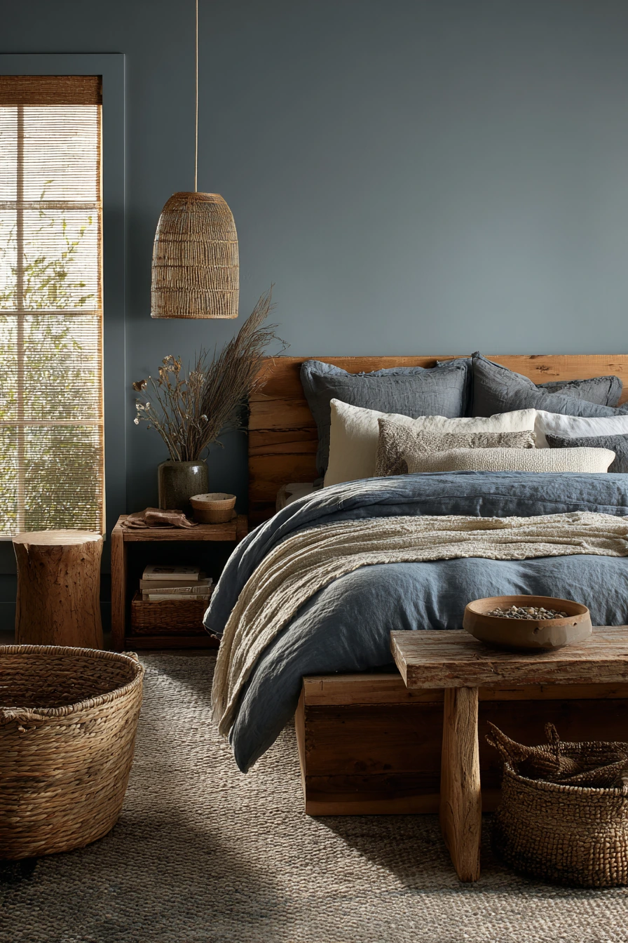 cozy bedroom blue 31