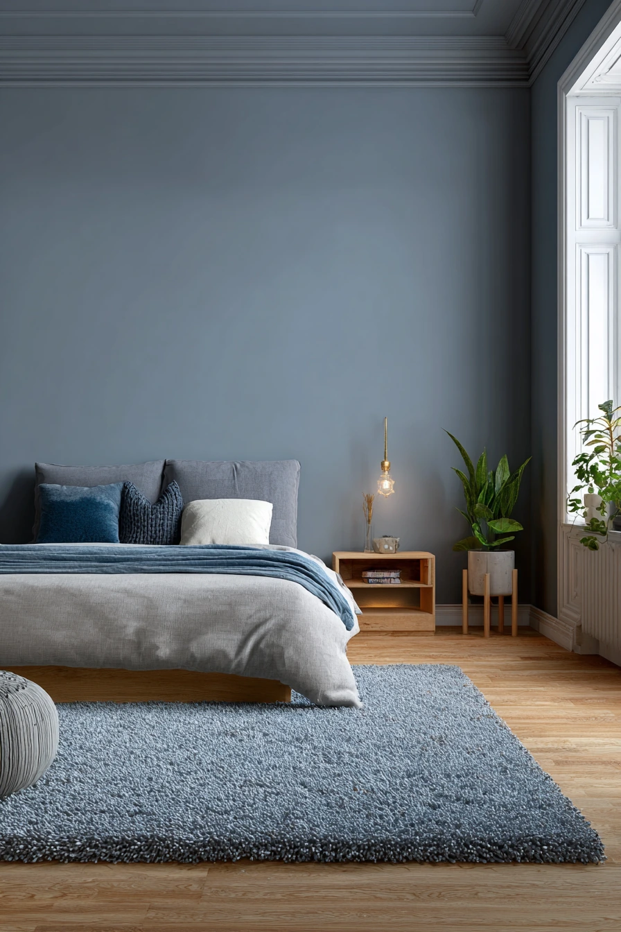 cozy bedroom blue 36