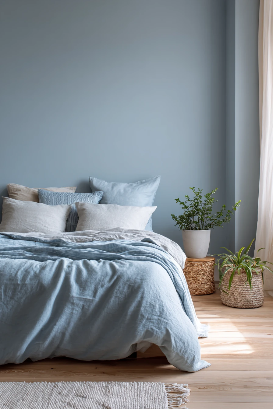 cozy bedroom blue 9