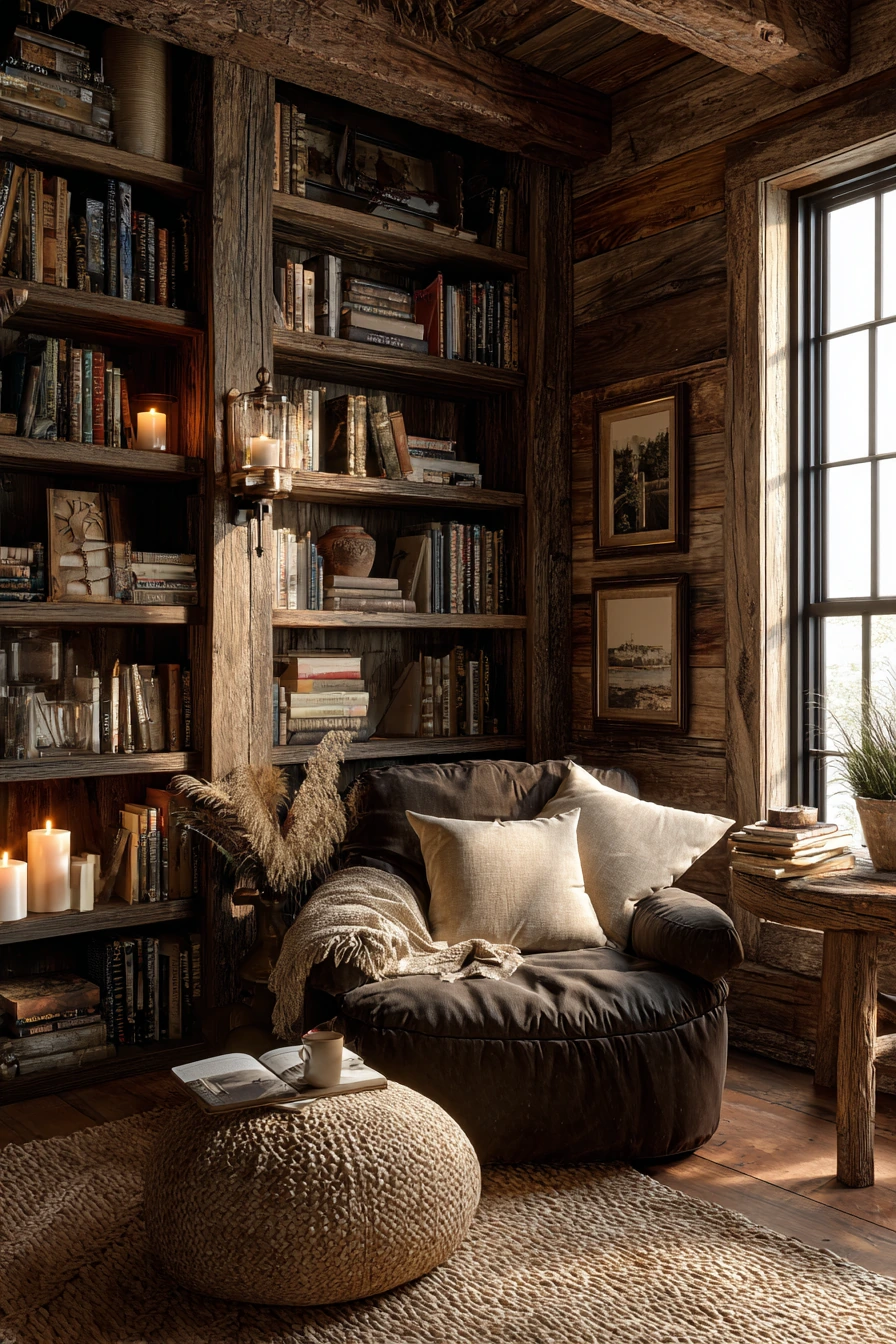 cozy home library 10