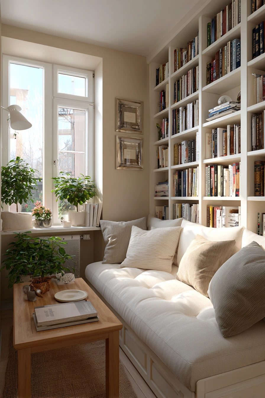 cozy home library 14
