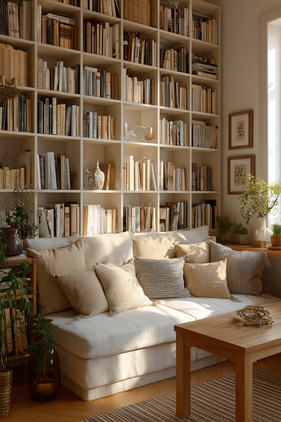 cozy home library 15