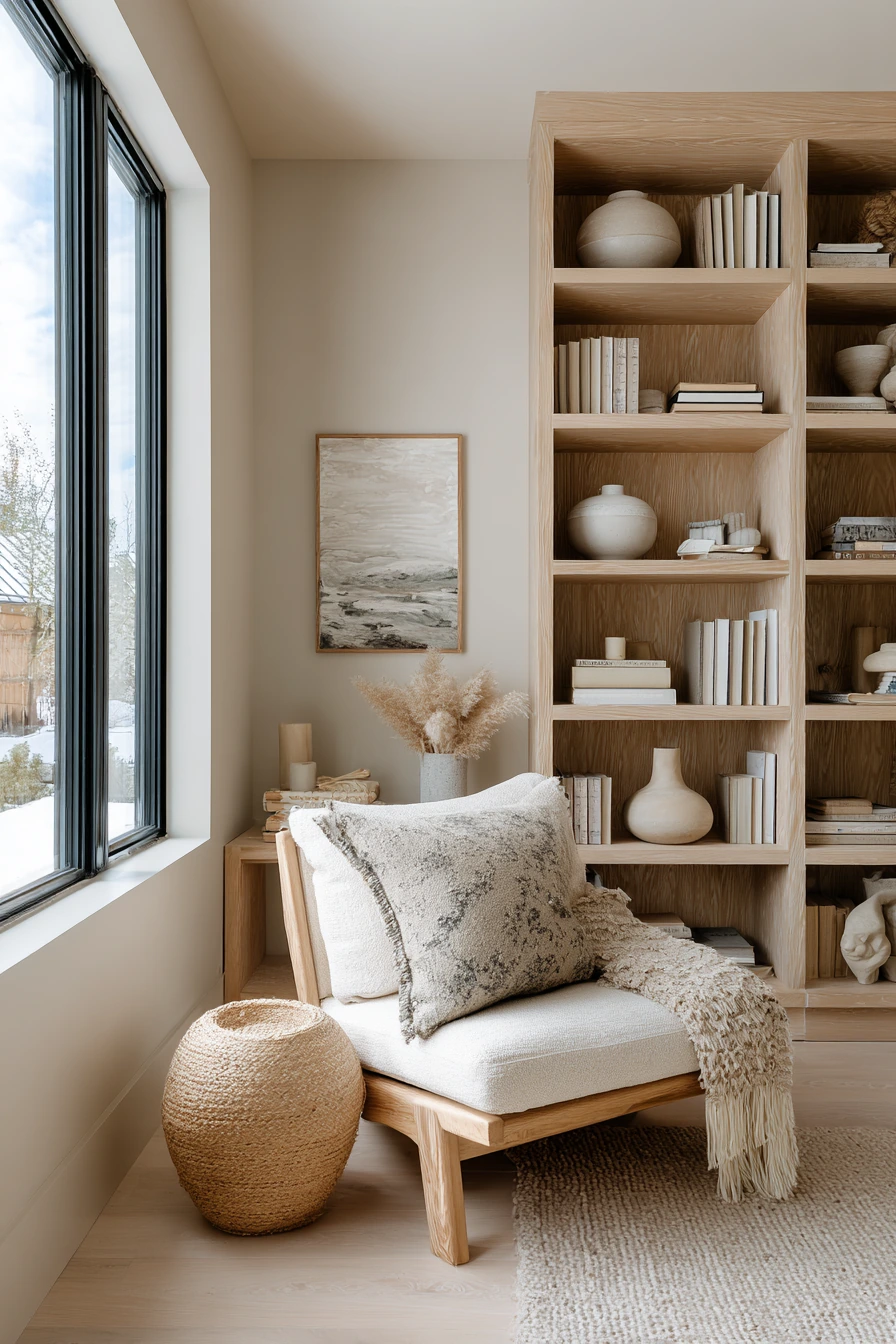 cozy home library 17