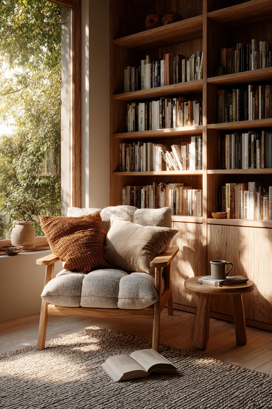 cozy home library 3