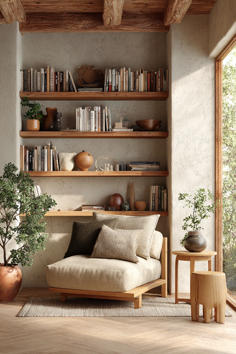 cozy home library 33