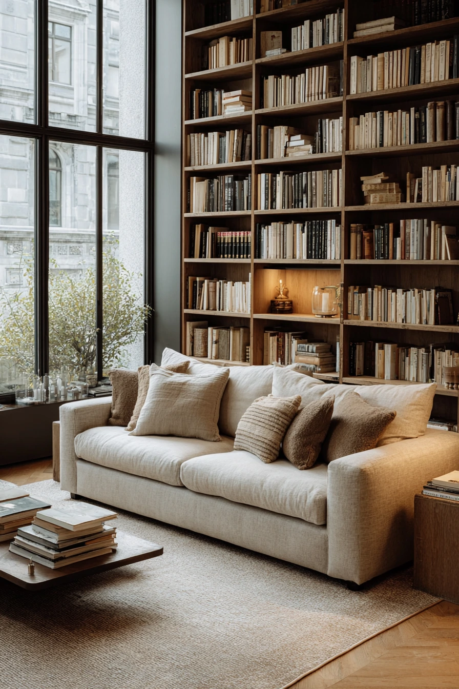 cozy home library 37
