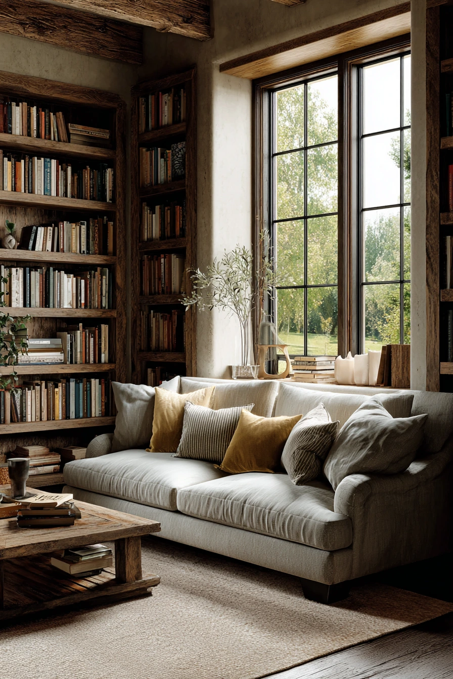cozy home library 40
