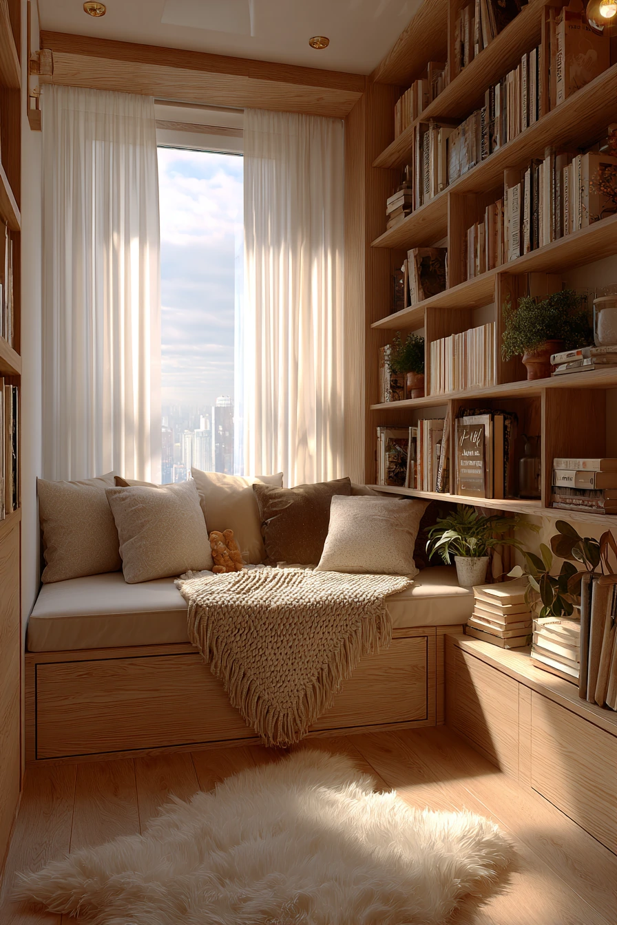 cozy home library 5