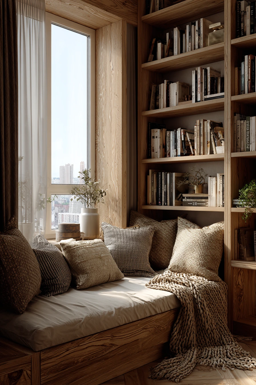 cozy home library 8