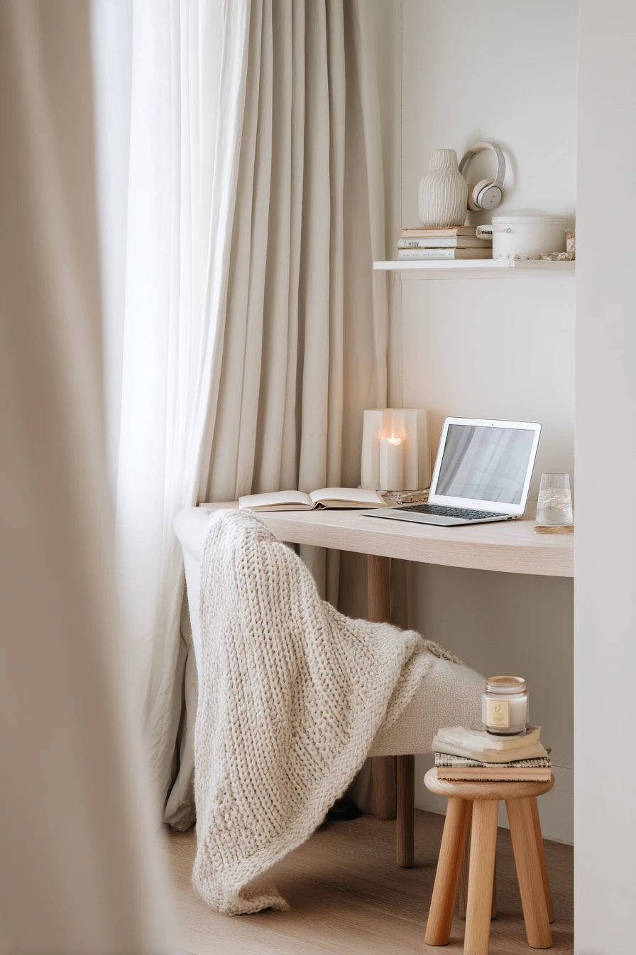 cozy home office ideas 21