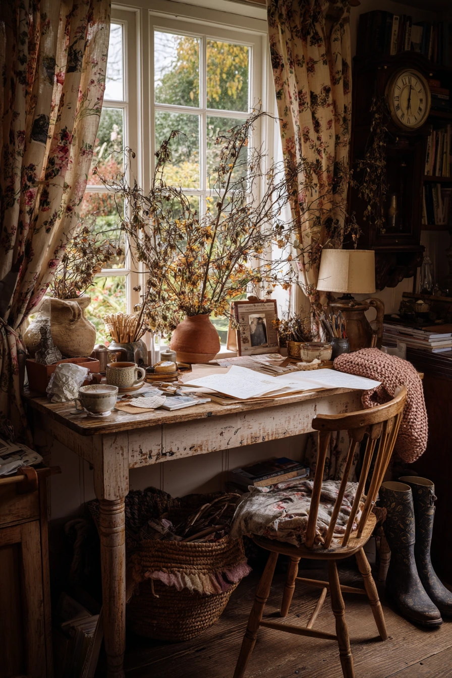 cozy home office ideas 26