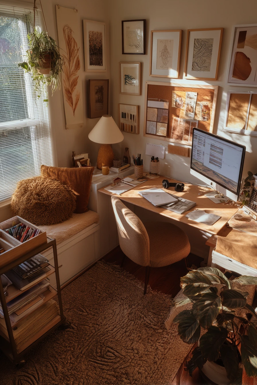 cozy home office ideas 31