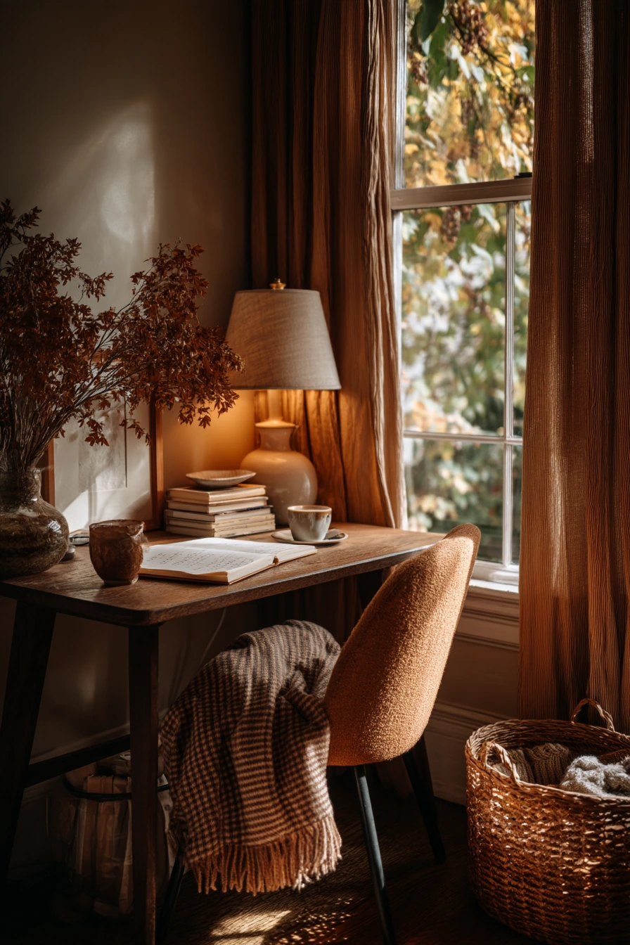 cozy home office ideas 35