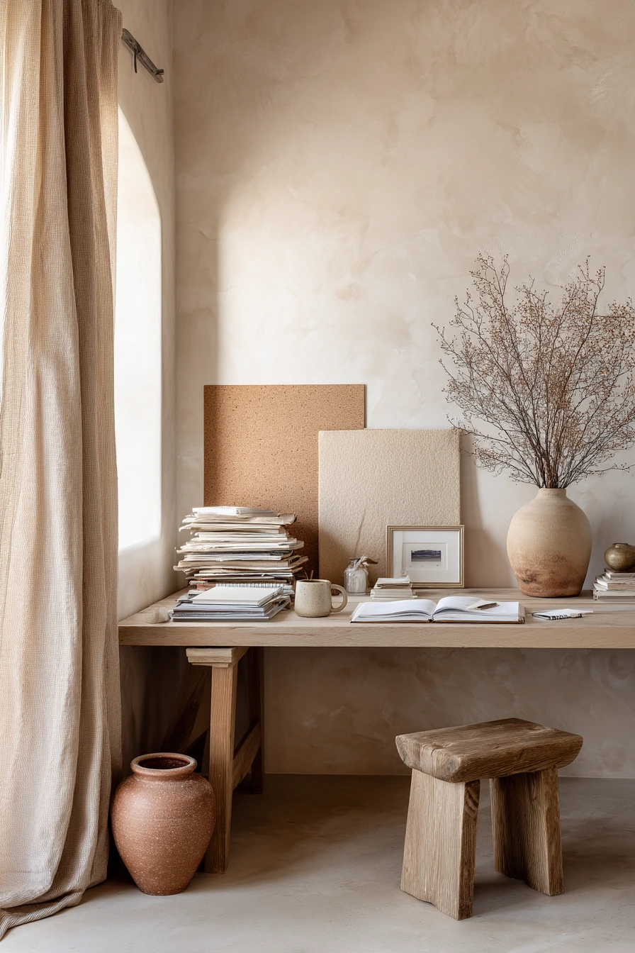 earthy home office ideas 12