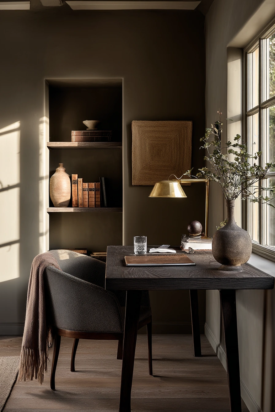 earthy home office ideas 16