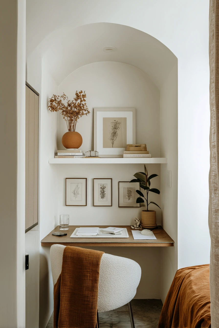 earthy home office ideas 23