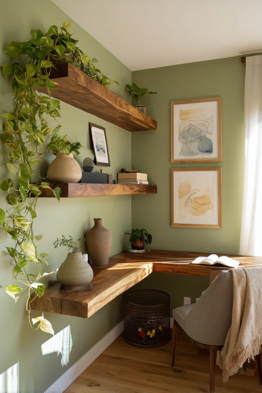 earthy home office ideas 5
