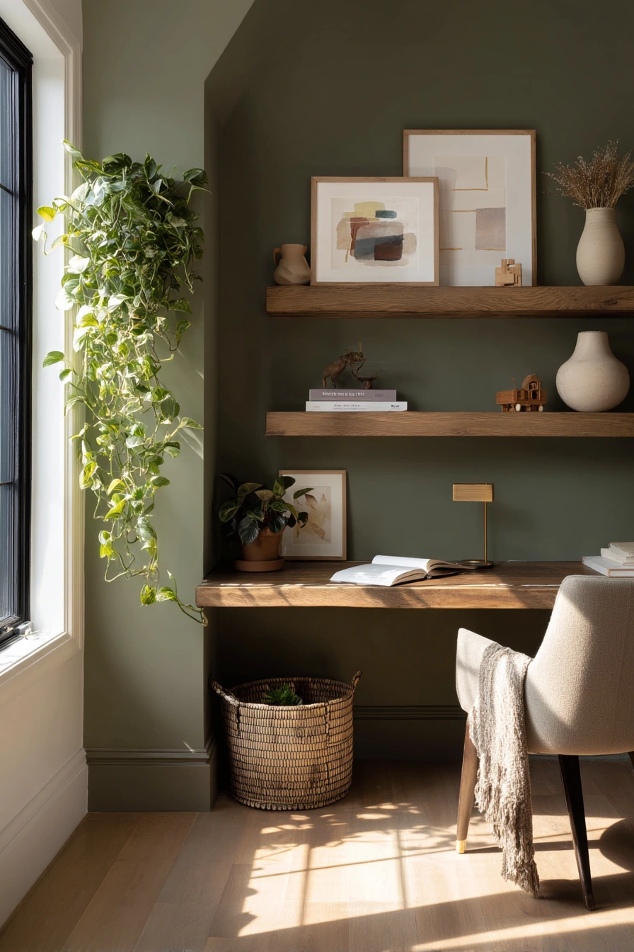 earthy home office ideas 6