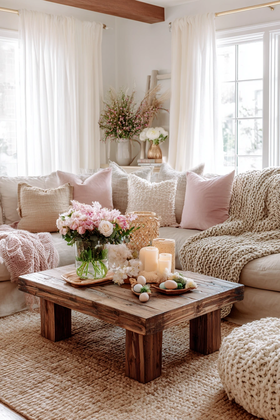 easter living room decor 13