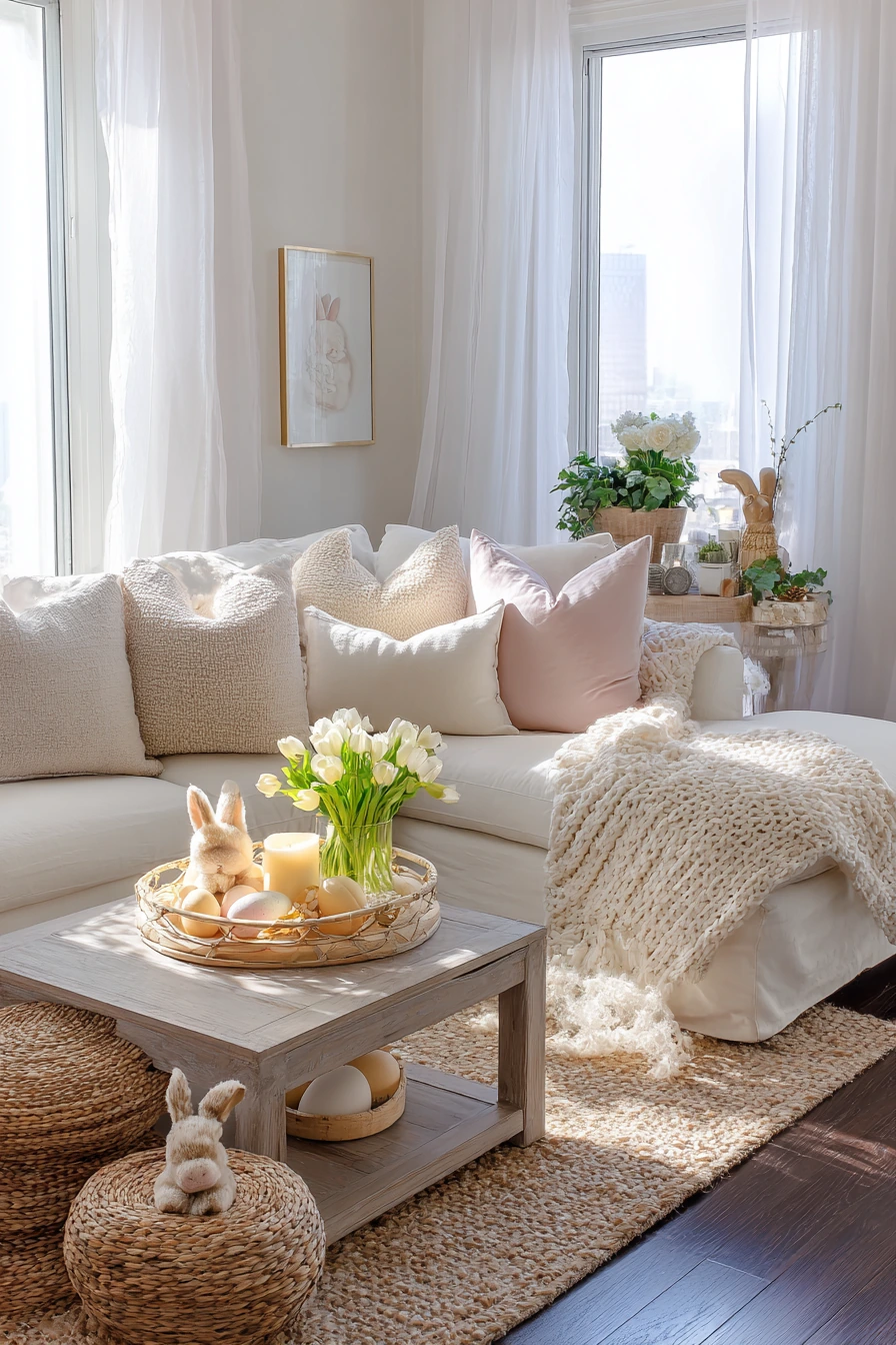 easter living room decor 14