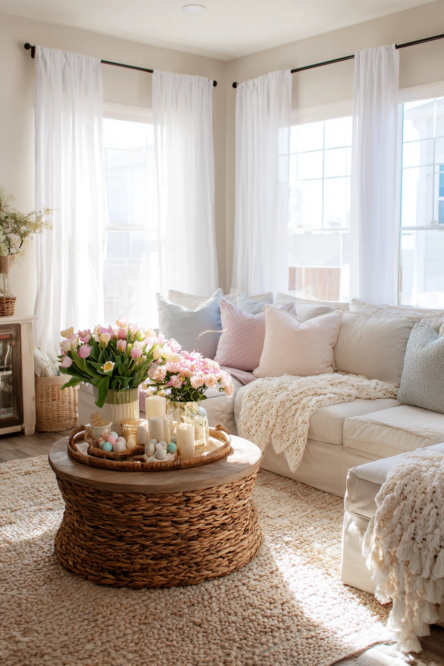 easter living room decor 16