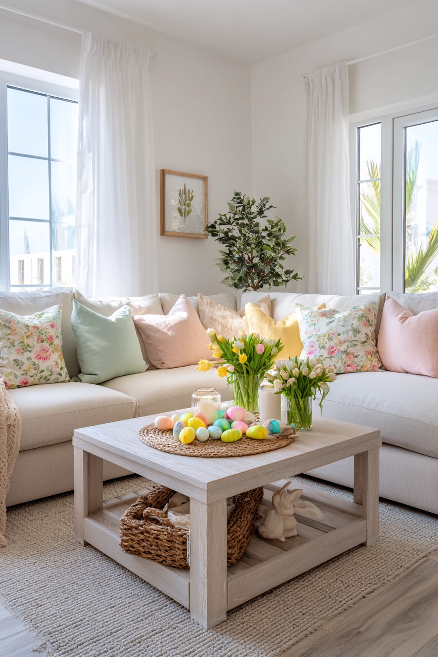 easter living room decor 25