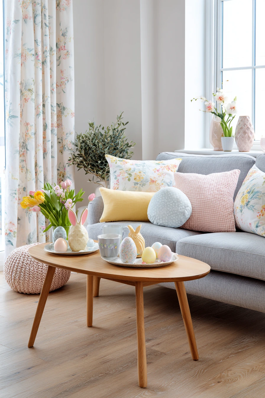 easter living room decor 26