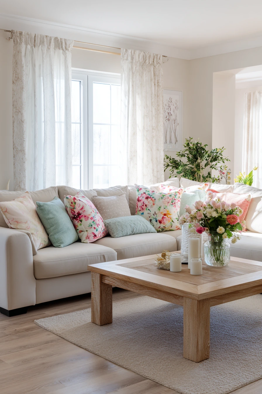 easter living room decor 27
