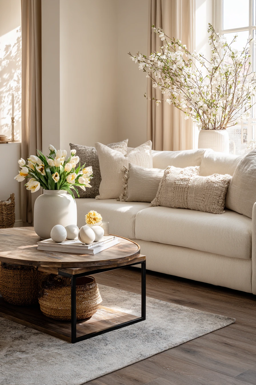 easter living room decor 29
