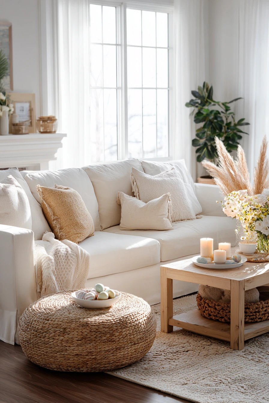 easter living room decor 37