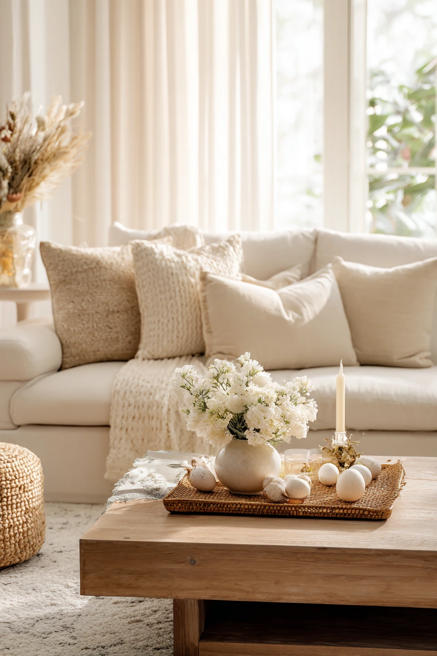 easter living room decor 38