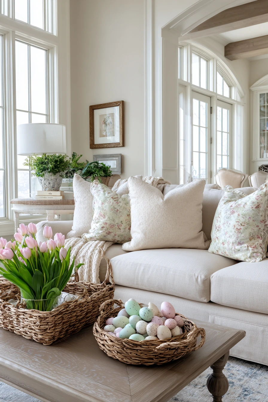 easter living room decor 6