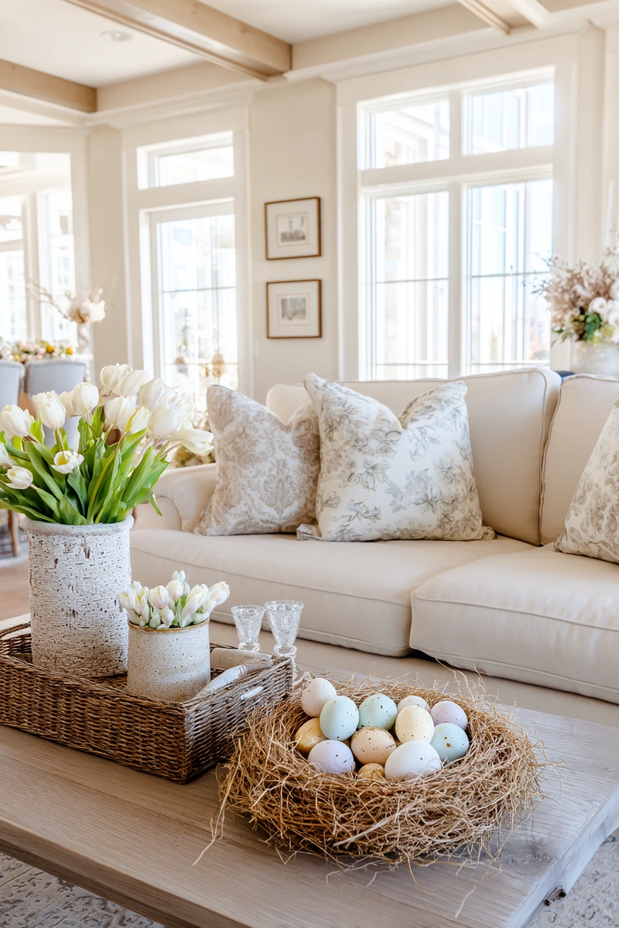 easter living room decor 8