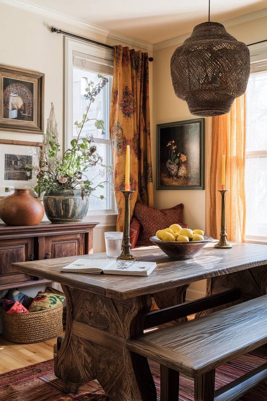 eclectic dining room ideas 11
