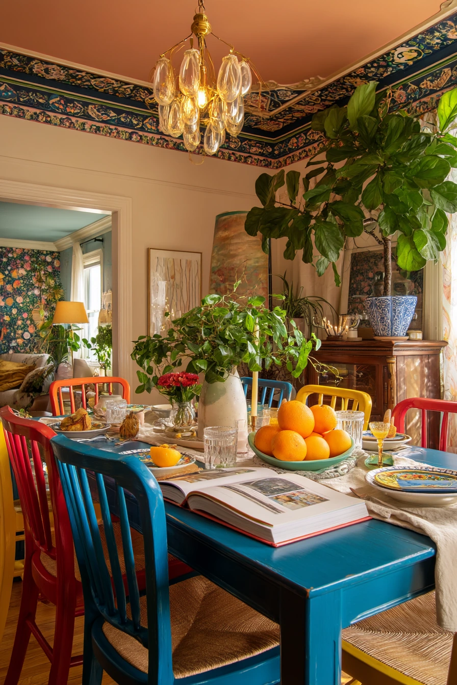 eclectic dining room ideas 20