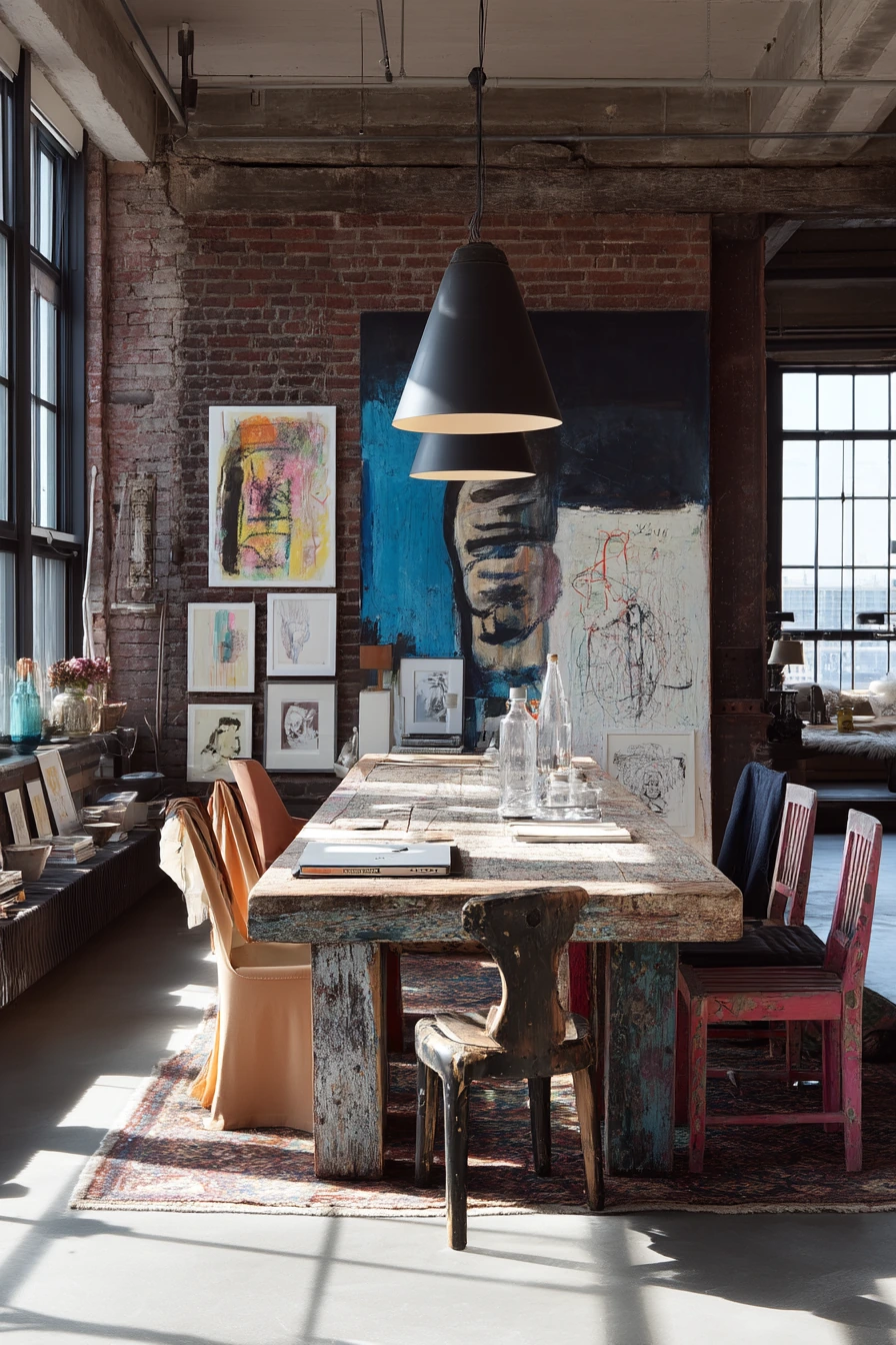 eclectic dining room ideas 26