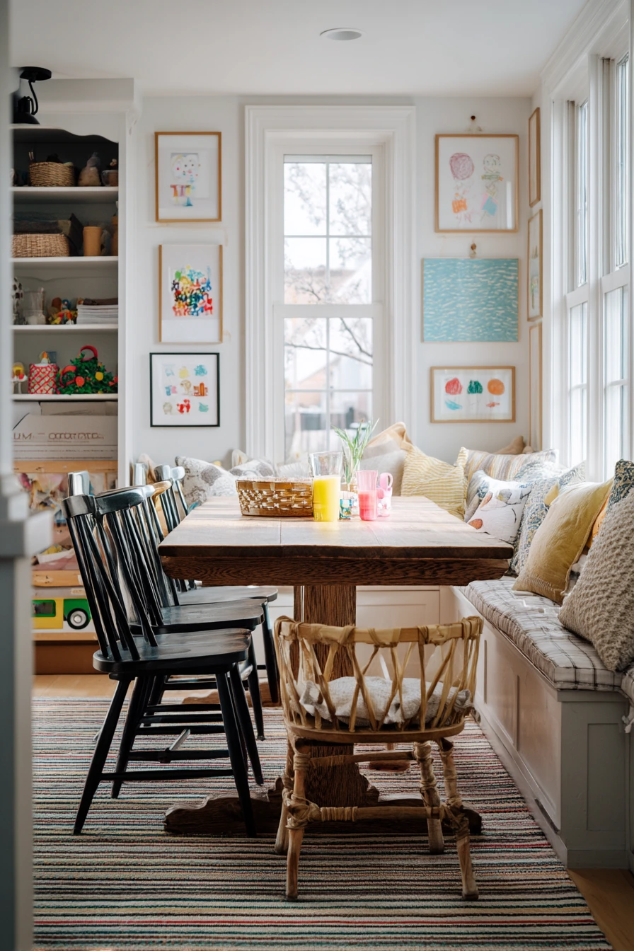eclectic dining room ideas 33