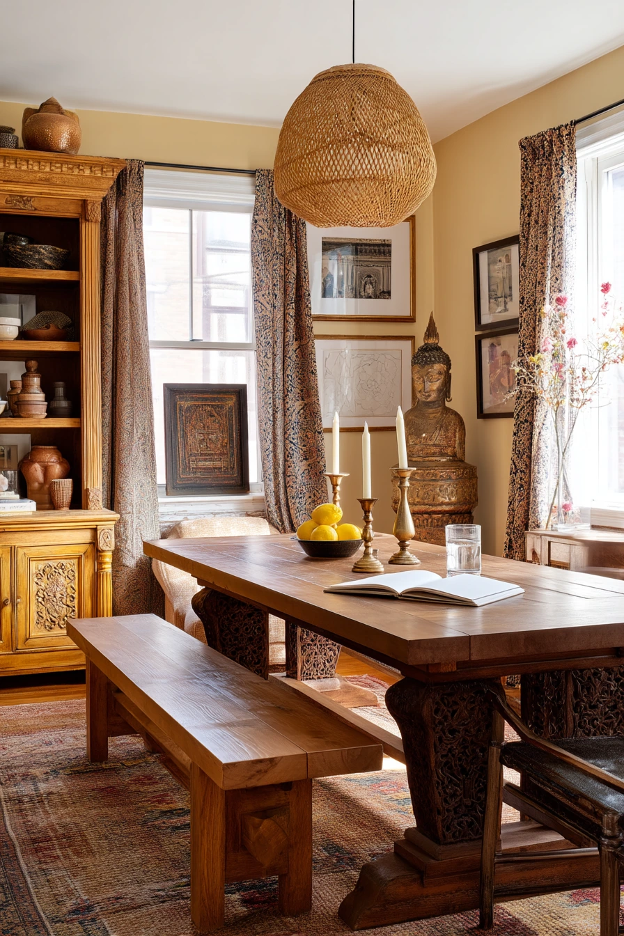 eclectic dining room ideas 9