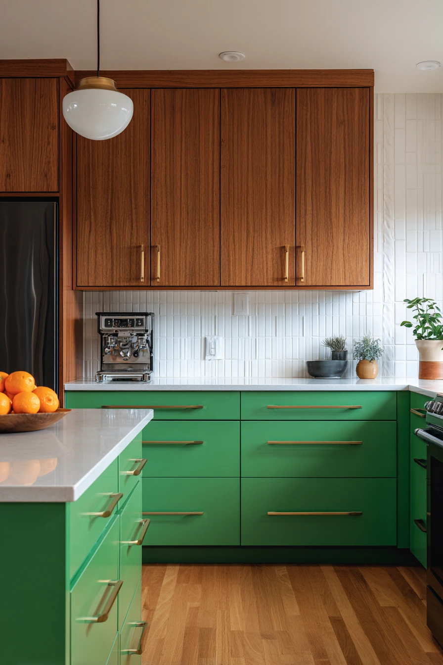 emerald green kitchen cabinets 16