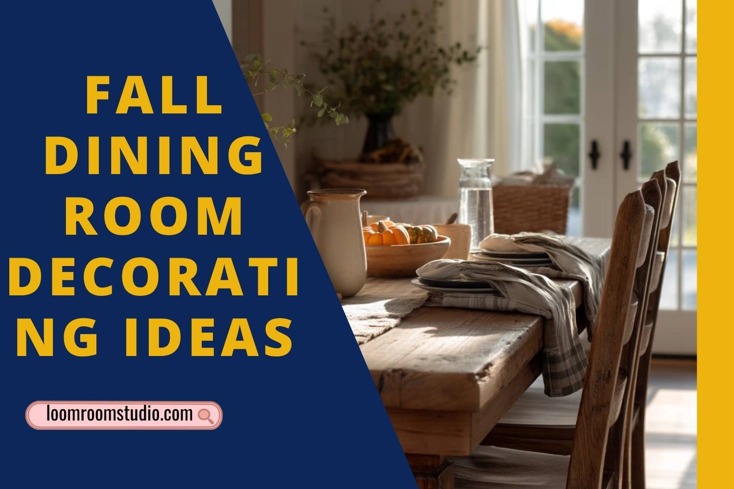 fall dining room decorating ideas