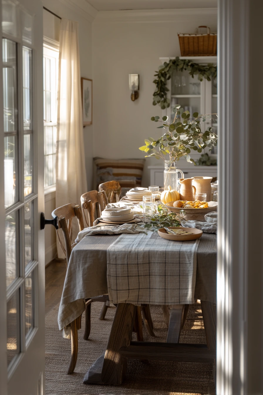 fall dining room decorating ideas 15