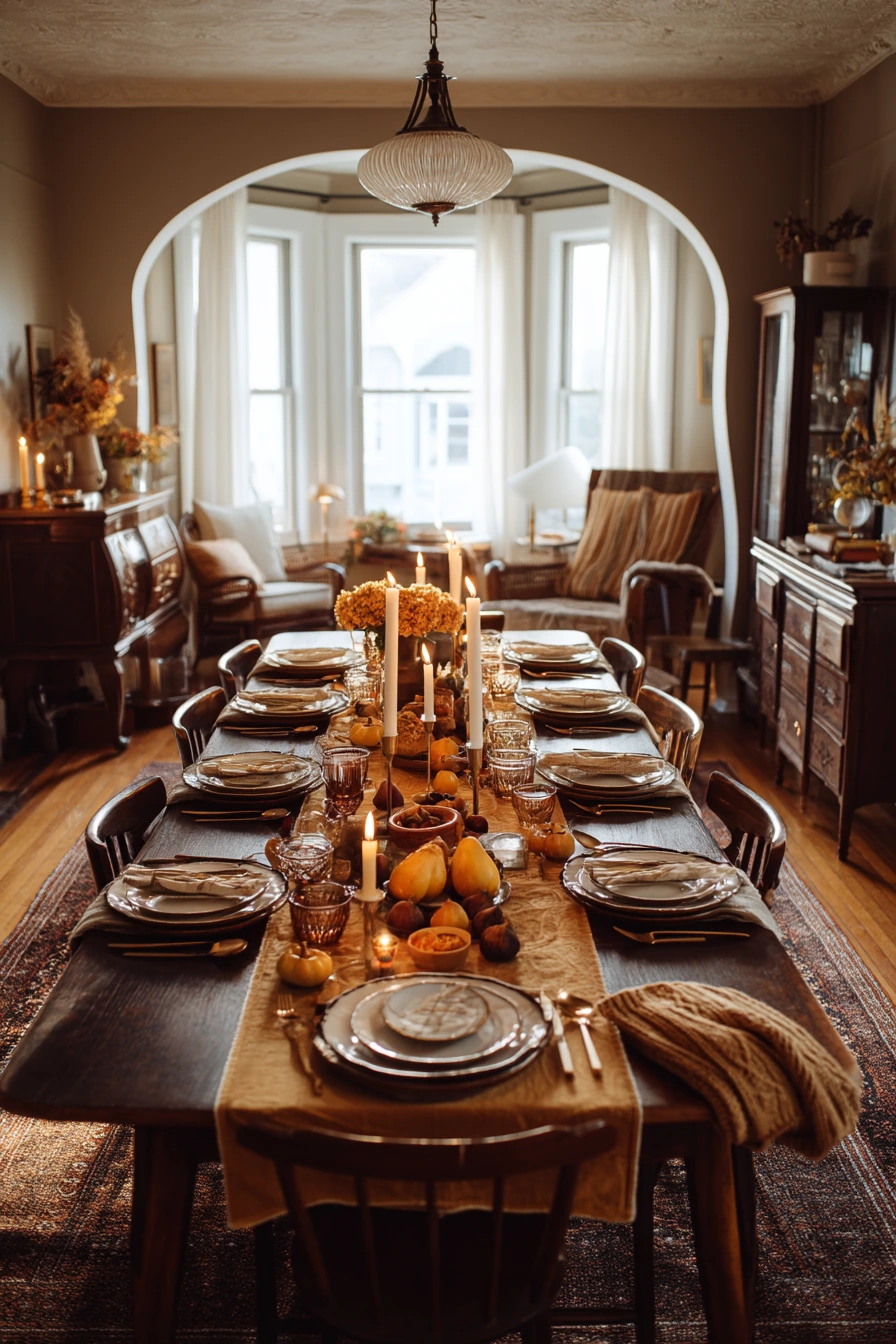 fall dining room decorating ideas 27