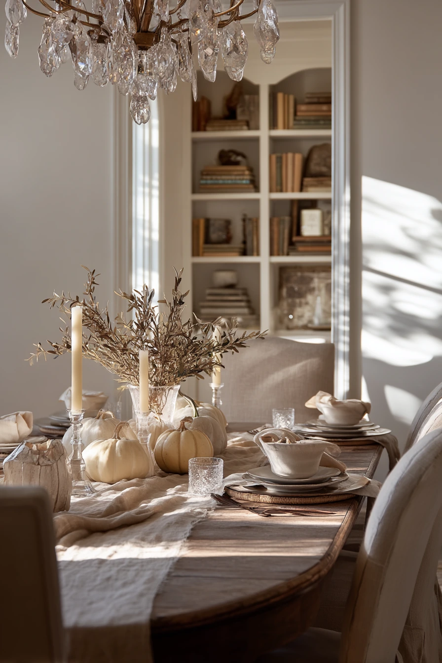 fall dining room decorating ideas 34