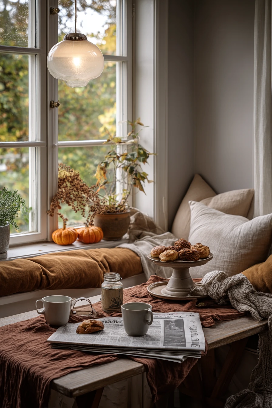 fall dining room decorating ideas 38