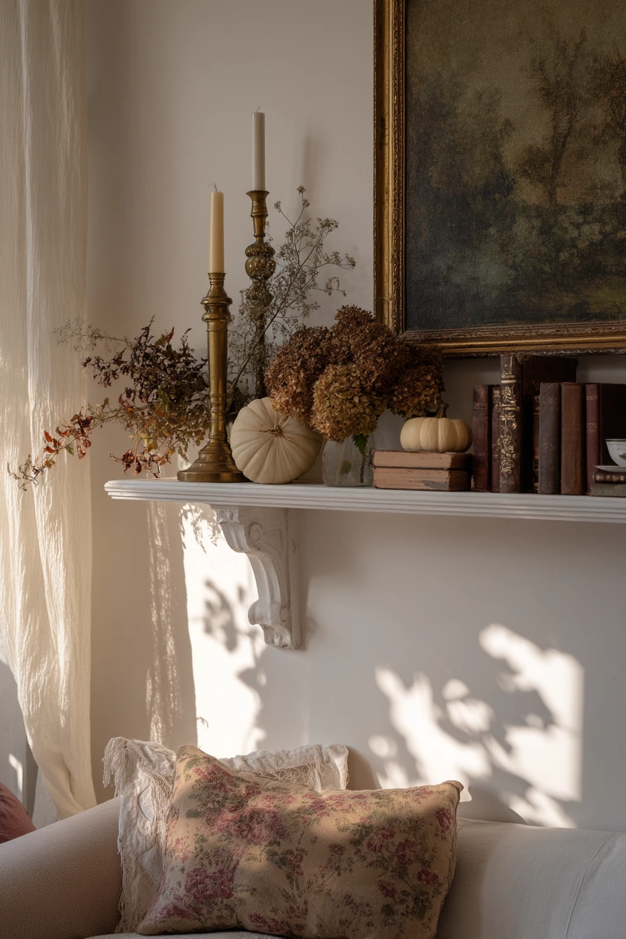 fall mantel decorating ideas 29
