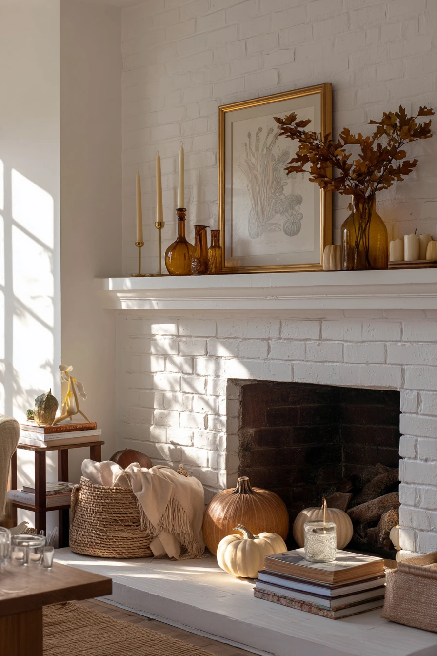 fall mantel decorating ideas 3